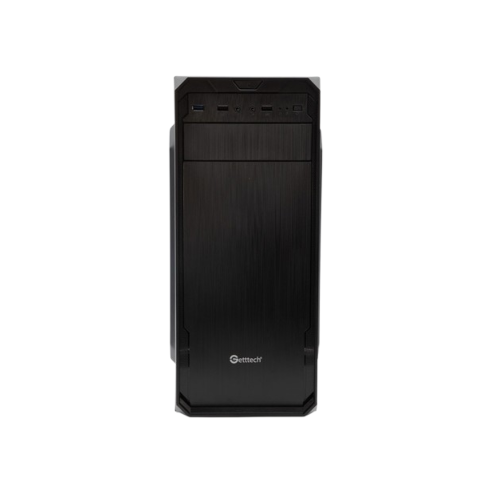 Gabinete GETTTECH GG-1803 ATX con Fuente 500W, 1 Ventilador, 2 USB 2.0, 1 USB 3.0, Negro