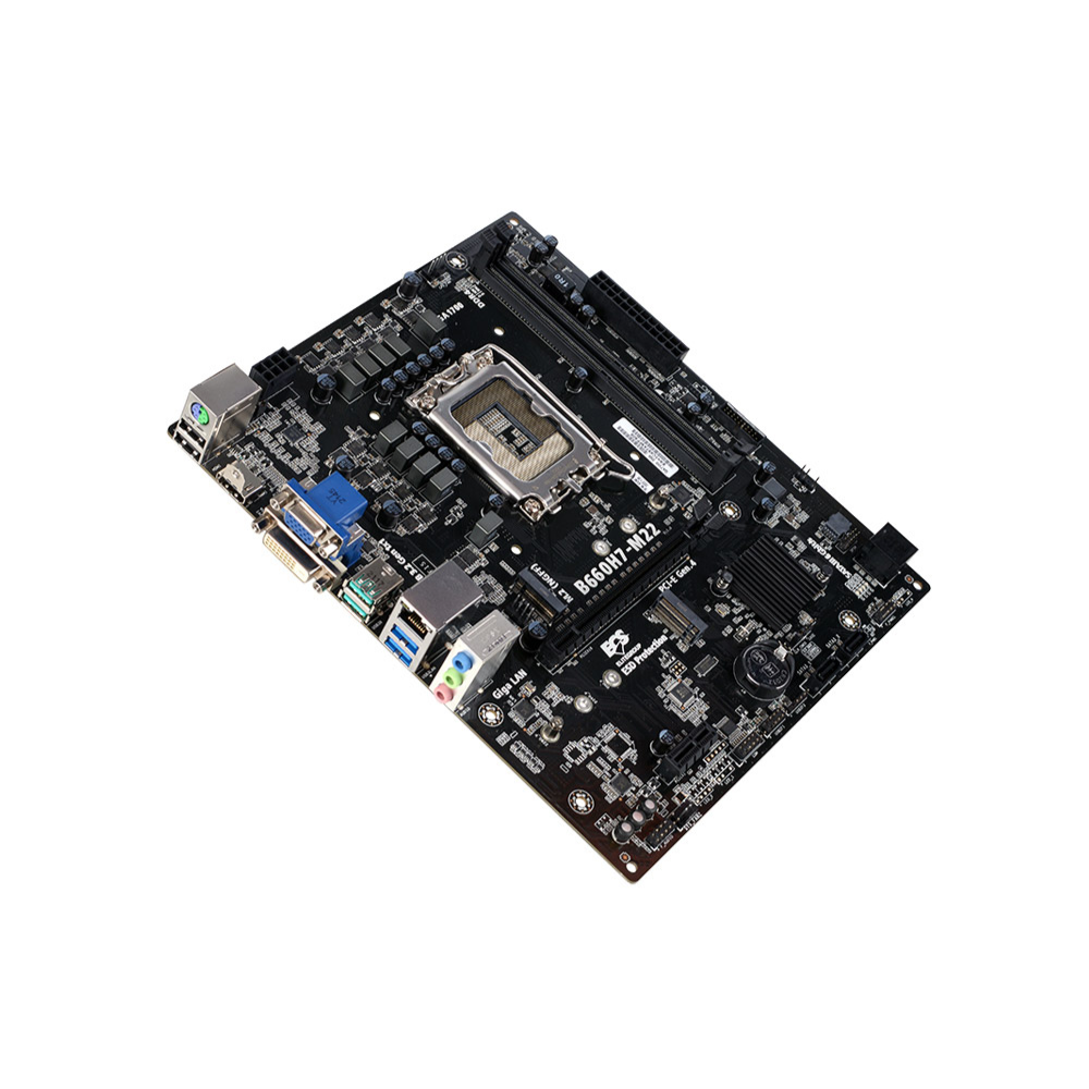 Tarjeta Madre ECS B660H7-M22, Socket 1700, Gen 12/13/14, 2xDDR4, HDMI/DVI-D, Micro ATX