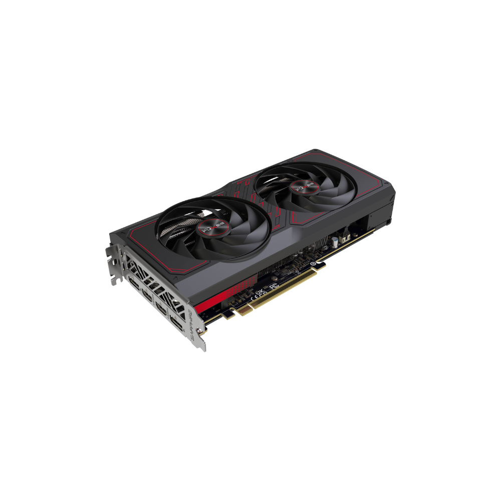 Tarjeta de Video Sapphire 16GB AMD Radeon RX 7600 Pulse XT 2X Fan GDDR6 FSR HDMI/DP