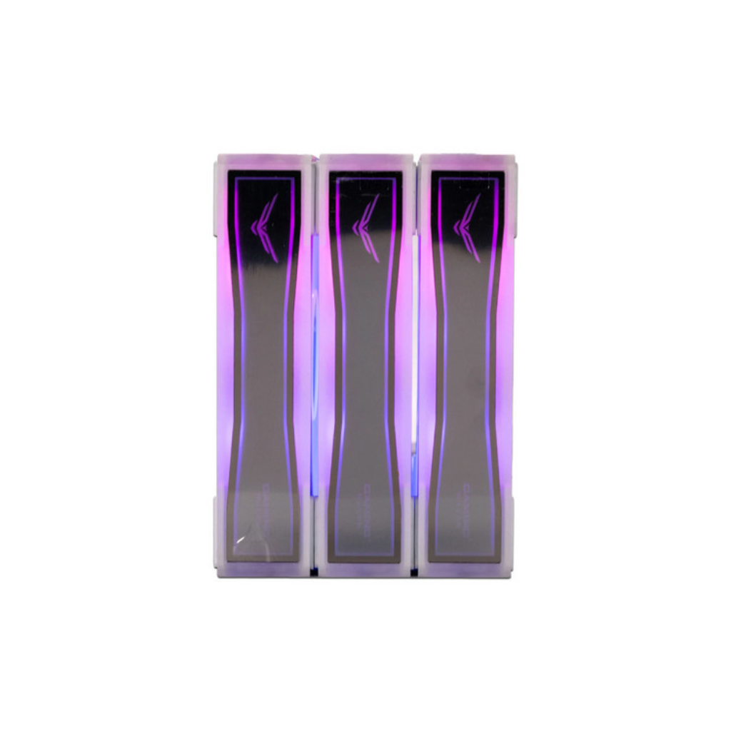 Kit de 3 enfriamiento Naceb ARGB de 120mm color Blanco