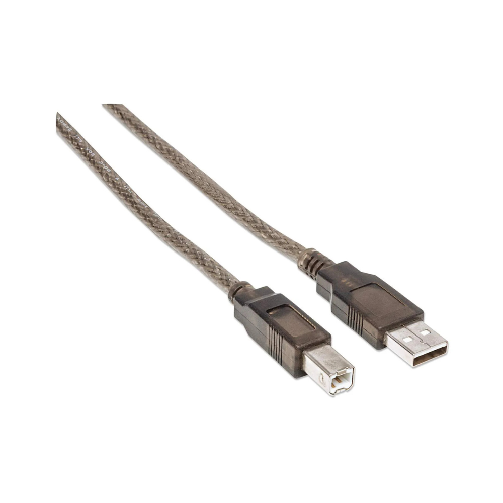 Cable USB Manhattan V2.0 A-B 11.0M Activo (510424)