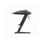 Escritorio Gamer Yeyian Lokii - RGB, Hub, C.Inalámbrica, Acero, Negro (YFD-LWCU-01-BK)