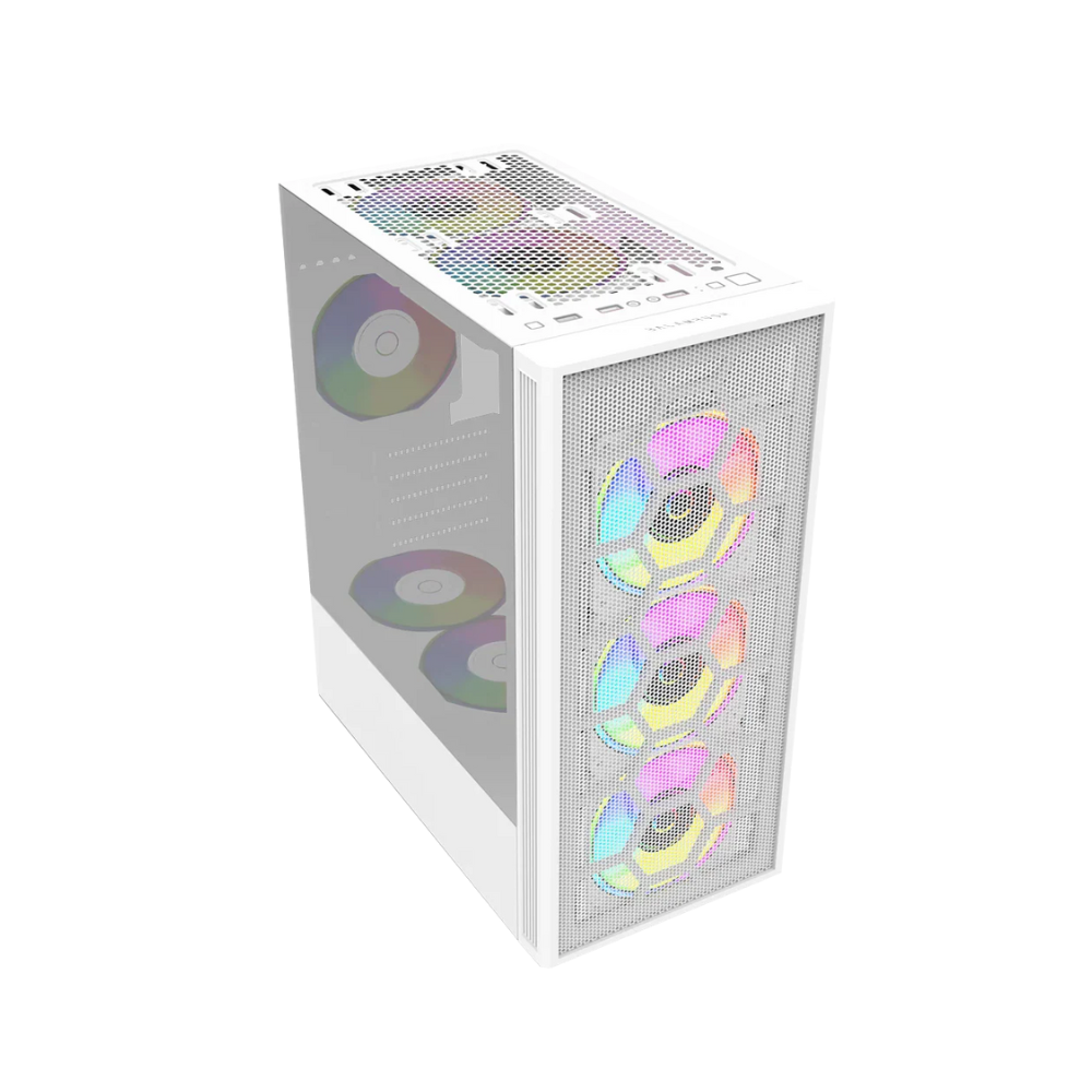 Gabinete Balam Rush Dragonfly II Mesh GM740 Blanco