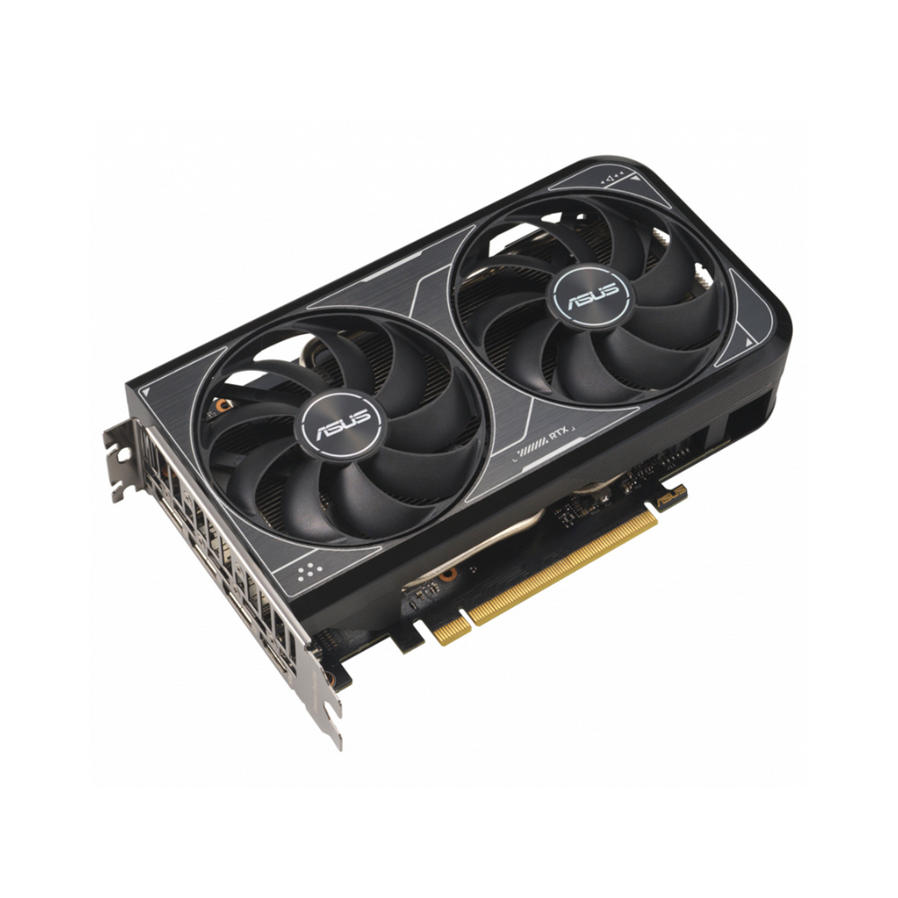 Tarjeta De Video ASUS 8GB GeForce RTX 4060 V2 OC — 2xFan / DDR6 / DLSS 3 / 1xHDMI / 3xDP — Modelo DUAL RTX4060-8G-V2