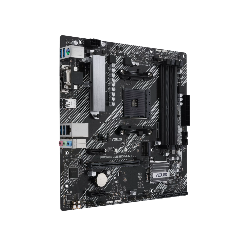 Tarjeta Madre ASUS Prime A520M-A II/CSM, Socket AM4, 4xDDR4, HDMI/DP/VGA, Micro ATX