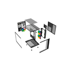 Gabinete Balam Tank Pro GM955 Mini Torre / Mini ATX Cristal Negro — Modelo BR-937320