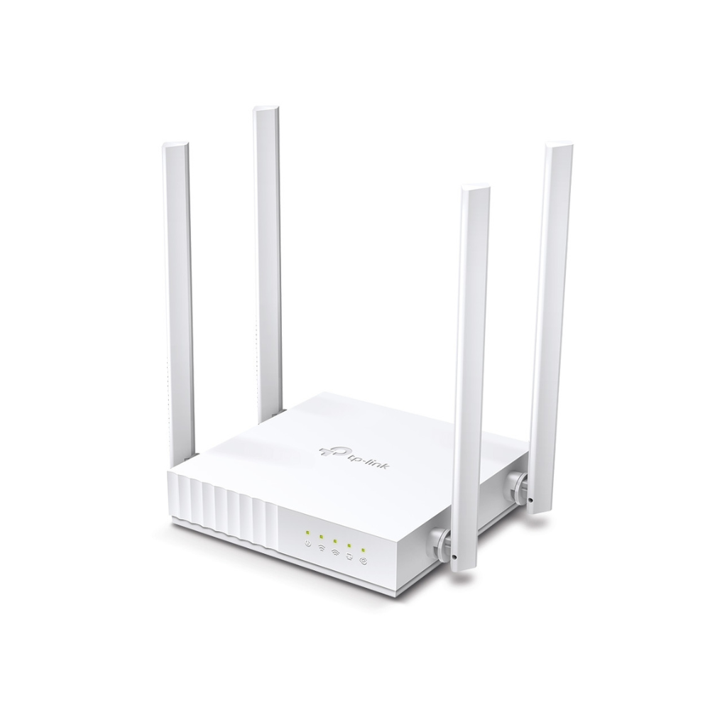 Router Inalámbrico Doble Banda AC, 2.4 GHz y 5 GHz hasta 733 Mbps, 4 Antenas Externas, 4 Puertos LAN 10/100 Mbps, 1 Puerto WAN 10/100 Mbps