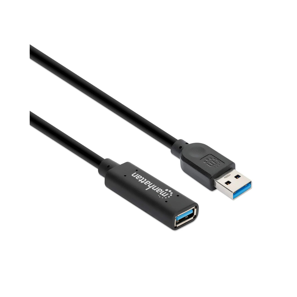 Cable USB Manhattan V3.0 Ext. Activa 10M Bolsa (153751)