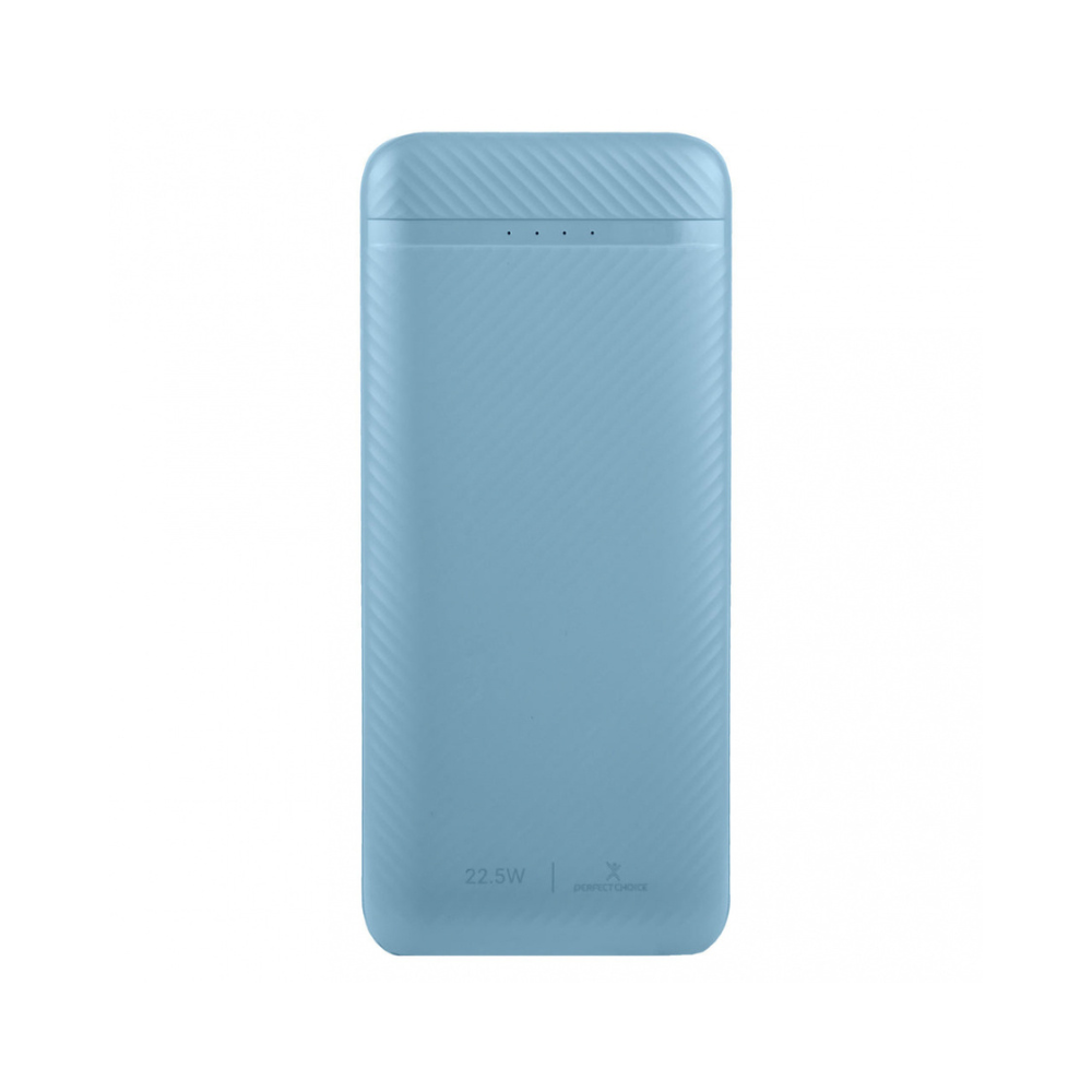 Cargador Power Bank Perfect Choice 10,000 mAh, Carga Rápida 22.5W con Cable Tipo C BOLT, Azul