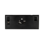 Teclado Naceb mecanico gamer inalambrico con iluinacion TKL SILVER FANG color Negro con teclas color cafe y beige