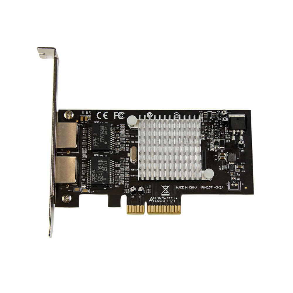 Tarjeta PCI Express Adaptador de Red PCI-E Gigabit Ethernet con 2 Puertos RJ45 1Gbps y Chipset Intel I350 StarTech.com Mod. ST2000SPEXI
