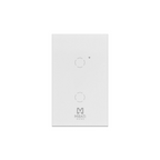 Apagador Inteligente de Pared Mirati 2 Apagadores Touch WiFi 2.4GHz Bluetooth Compatible con Android e iOS Funciona con Alexa y Asistente de Google