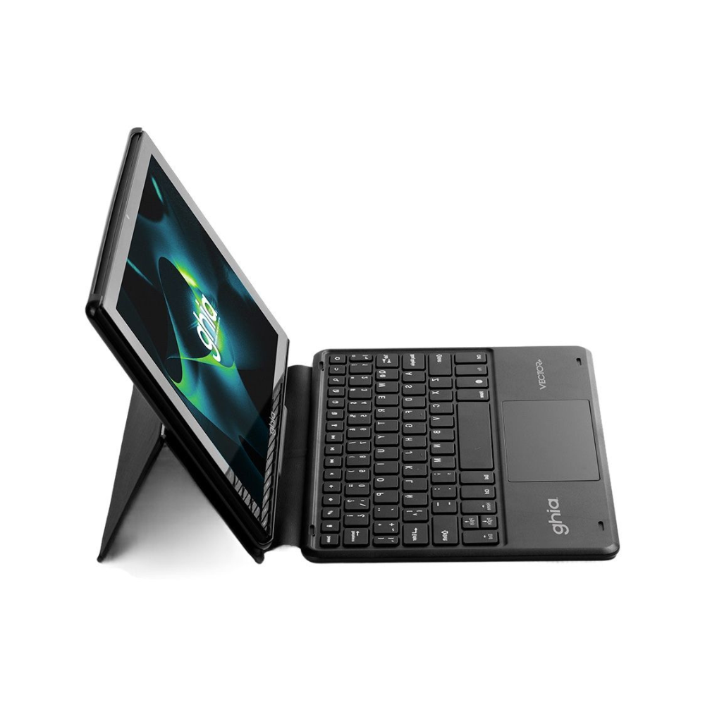 Tablet Ghia Vector Plus con Teclado Octa Core A523 4GB RAM 64GB Doble Cámara WiFi Bluetooth 5000mAh Android 13 Negra