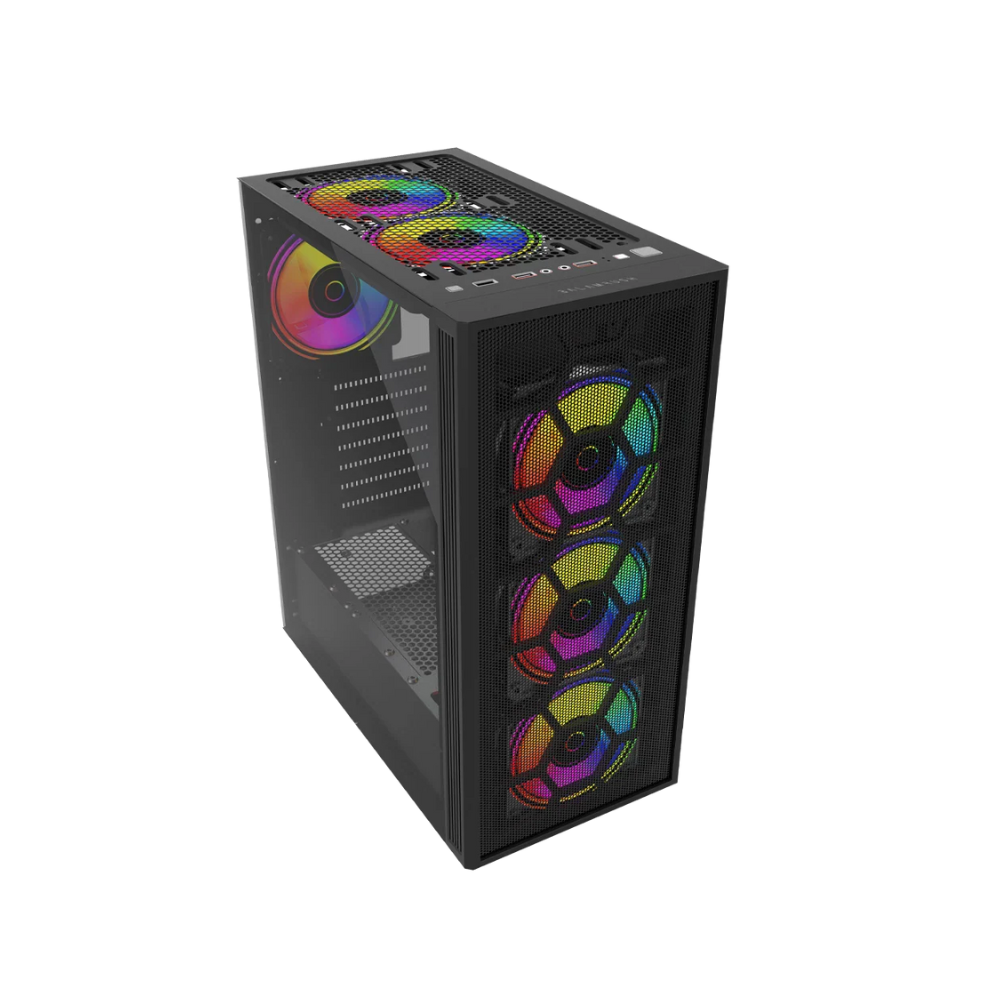 Gabinete Balam Rush Dragonfly II Mesh GM740 Negro