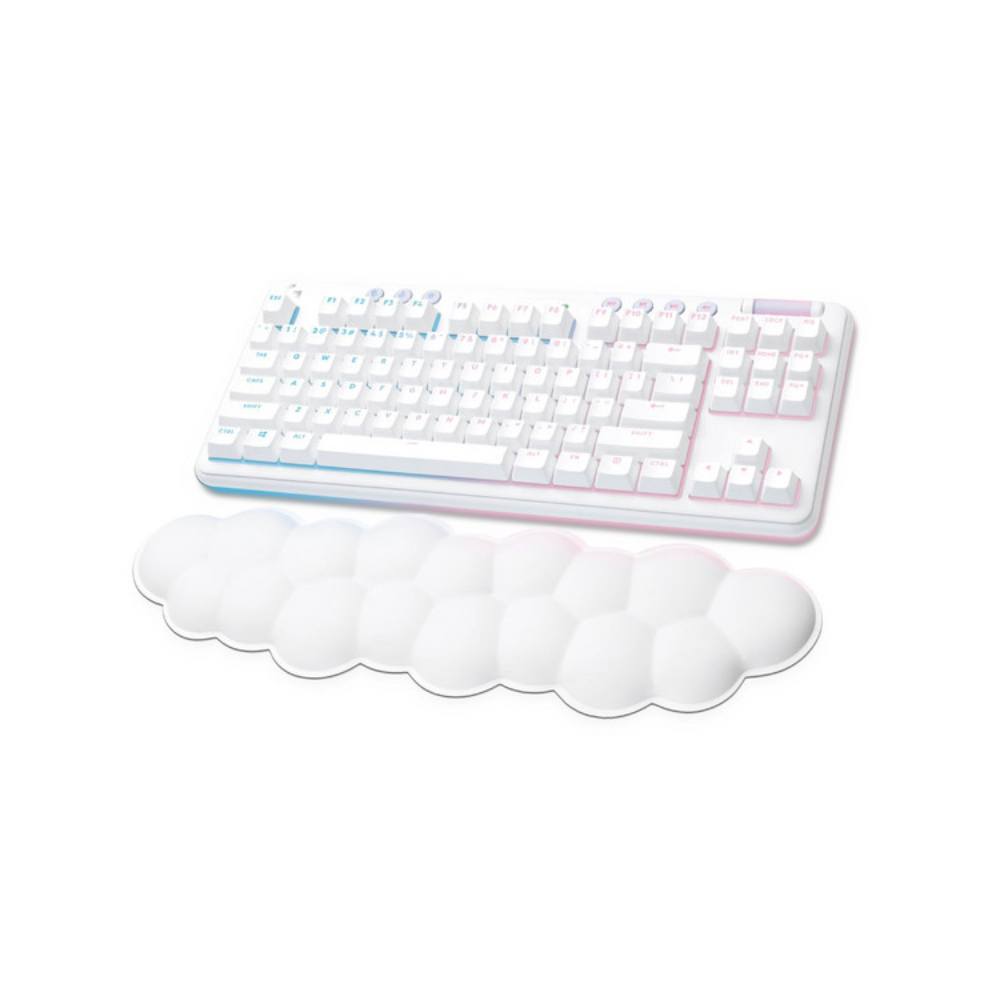 Teclado Logitech G715 TKL con Reposamanos Bluetooth Lineal Off-White 920-010684
