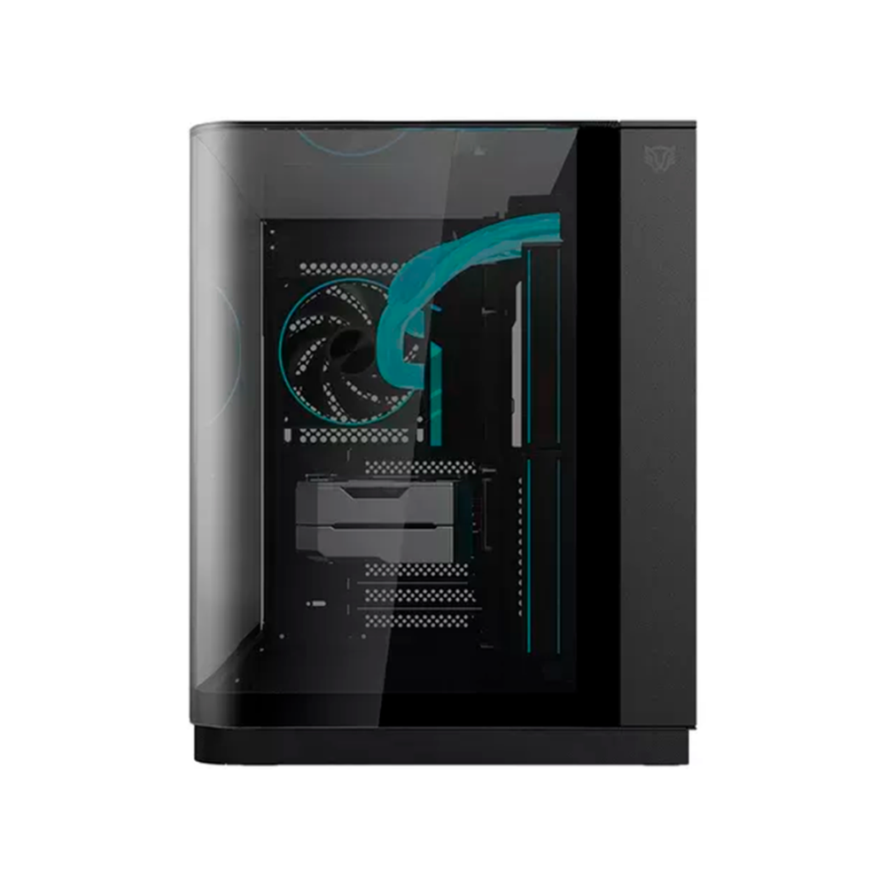 Gabinete Balam Rush Thank Expert Curve 6800 Mini Torre Negro Cristal Sin Bordes 3 Ventiladores ATX / Micro ATX / Mini ITX Sin Fuente