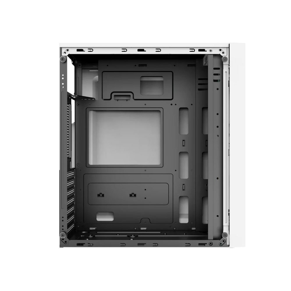 Gabinete Acteck Draco GM450 Media Torre ATX 500W Cristal Blanco — Modelo AC-935722