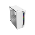 Gabinete Acteck Viken Media Torre ATX 500W Cristal Blanco — Modelo AC-935708