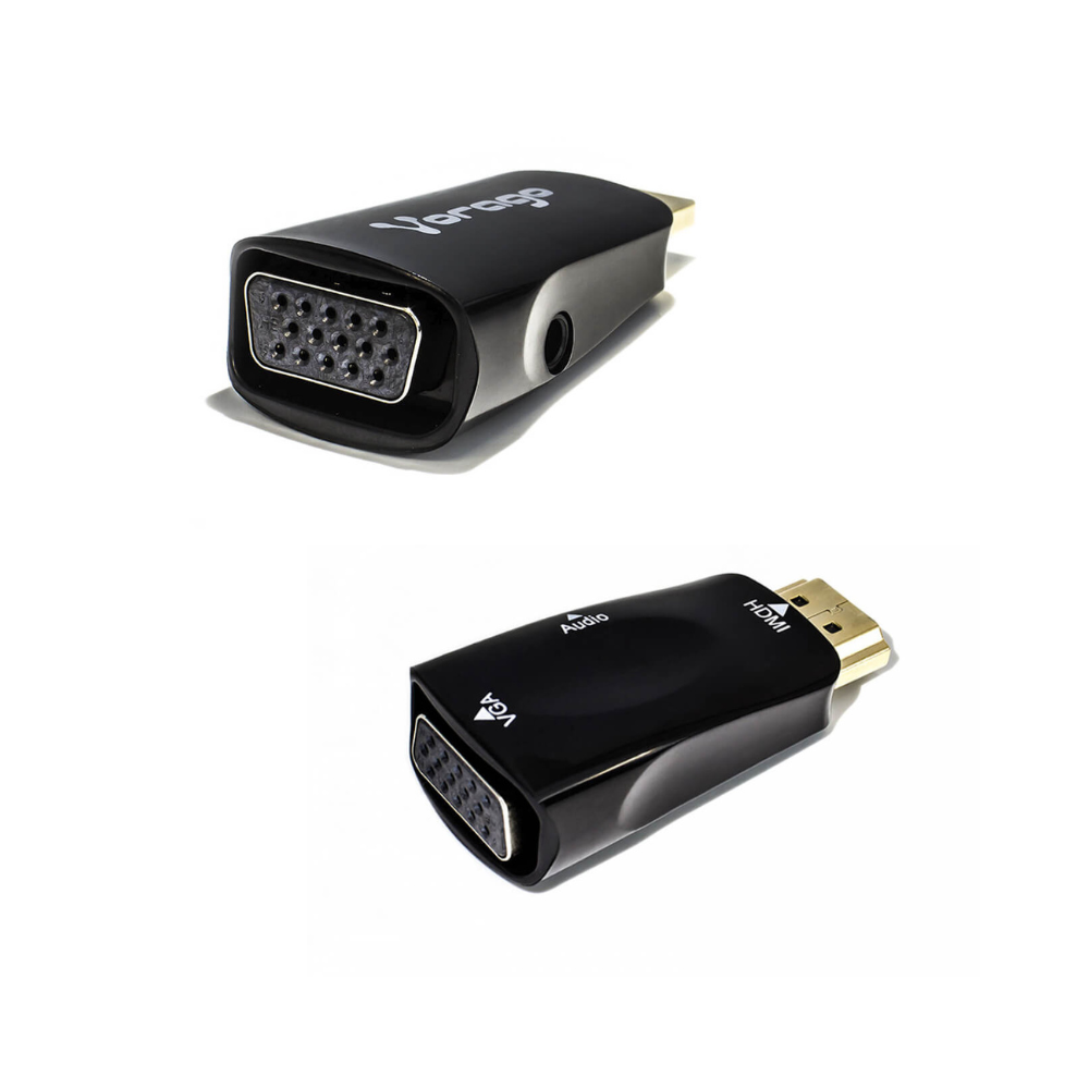 Convertidor Vorago HDMI a VGA, Incluye Mini/Micro HDMI Audio 3.5 (ADP-208)