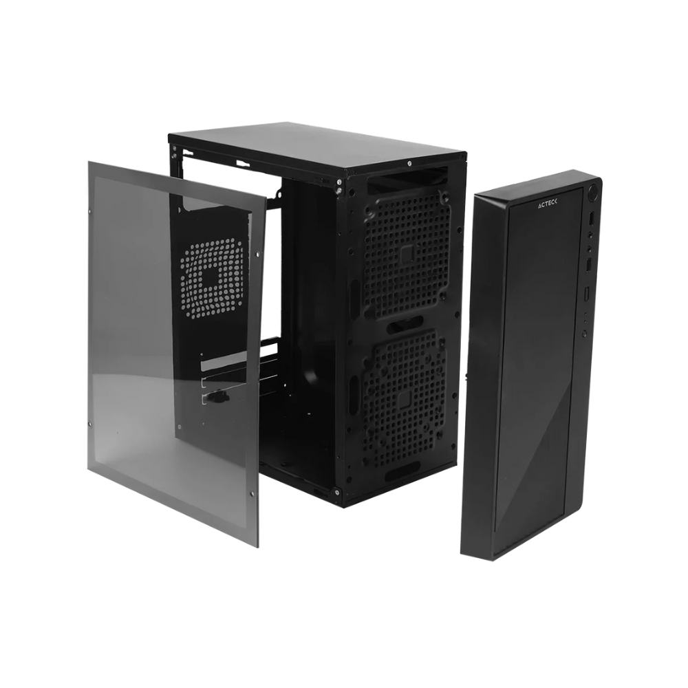 Gabinete Acteck Kioto GC220 Mid Tower USB 2.0 500W Acrílico — Modelo AC-933063