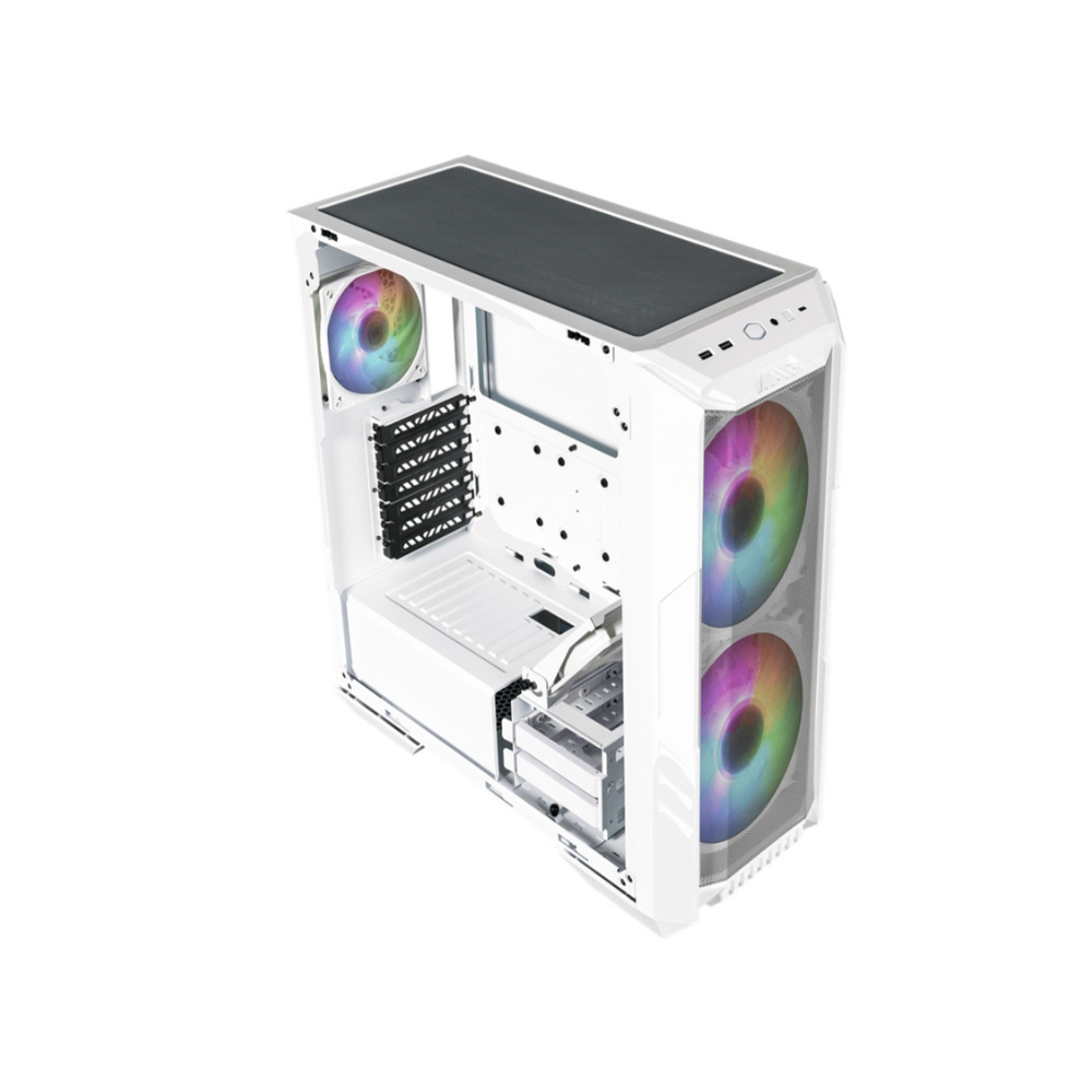 Gabinete Cooler Master HAF500 Mid Tower Blanco H500-WGNN-S00