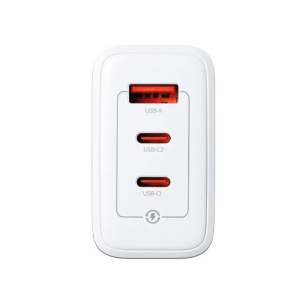 Cargador de Pared ADATA 65W, 2xUSB-C, 1xUSB-A, Blanco
