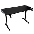 Escritorio Gamer Naceb Fibra de Carbon 130x60x75 CM Negro