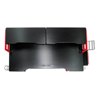 Escritorio gamer Naceb base color Rojo con Negro