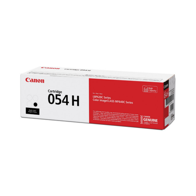 Tóner Canon 054H 3028C001AA Negro Para ImageClass LBP622CDW / MF644CDW — Rendimiento 3,100 Páginas