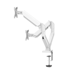 Soporte de articulado Naceb para dos monitores color Blanco
