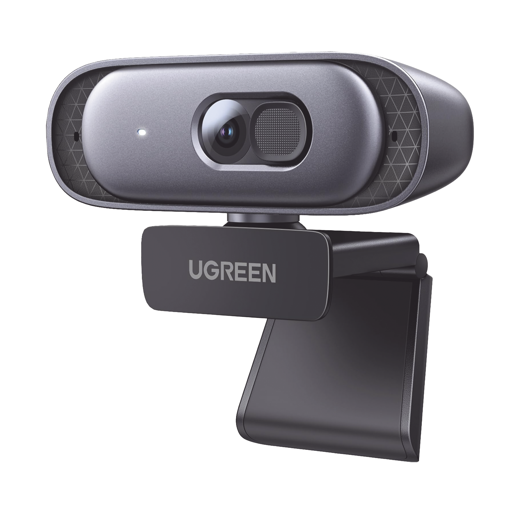 Cámara Web 2K Micrófono Cancelación Ruido Luz Automática Vista 91° Rotación 360° Privacidad Cable USB 2m