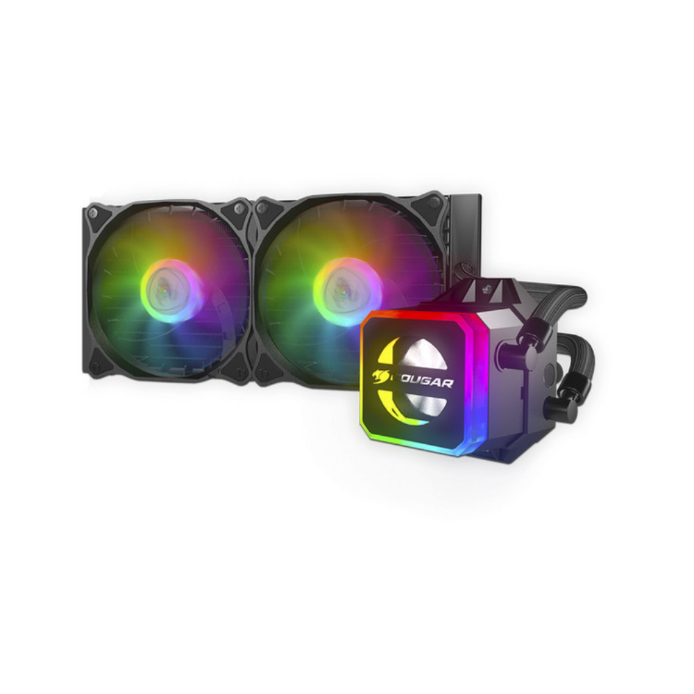 Enfriamiento Liquido Cougar Helor 240 Negro ARGB 120mm 1800rpm