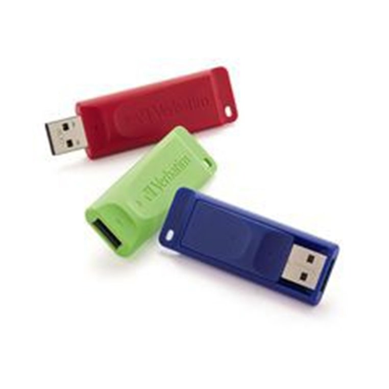 Memoria USB Verbatim 99122 16GB USB-A 2.0 paquete de 3 pz Multicolor