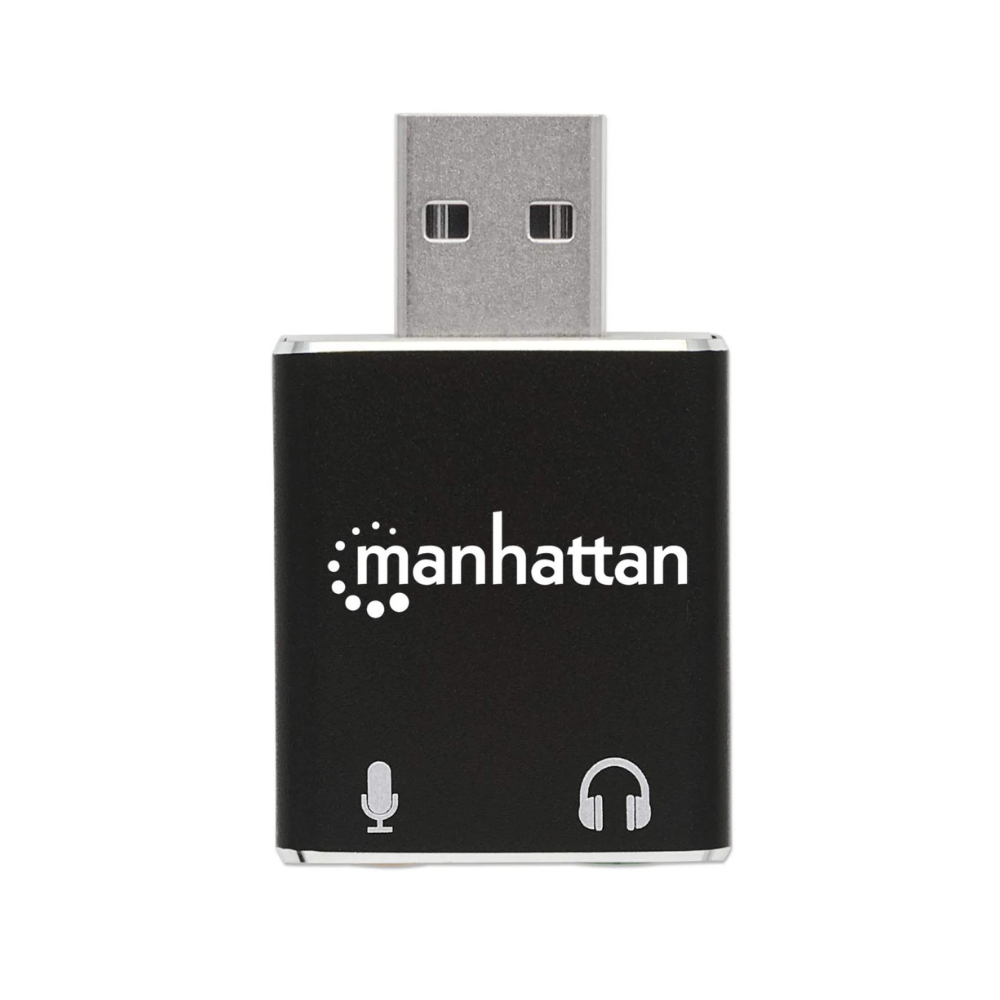 Convertidor Manhattan USB 2.0 a Tarjeta de Sonido 2.1 (152754)