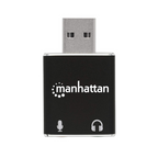 Convertidor Manhattan USB 2.0 a Tarjeta de Sonido 2.1 (152754)