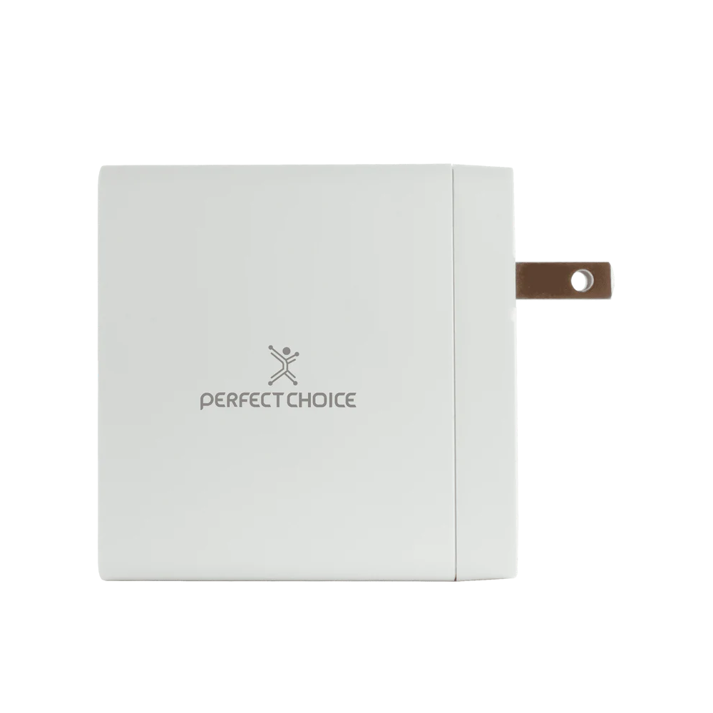 Cargador de Pared Perfect Choice 65W USB-C, Blanco