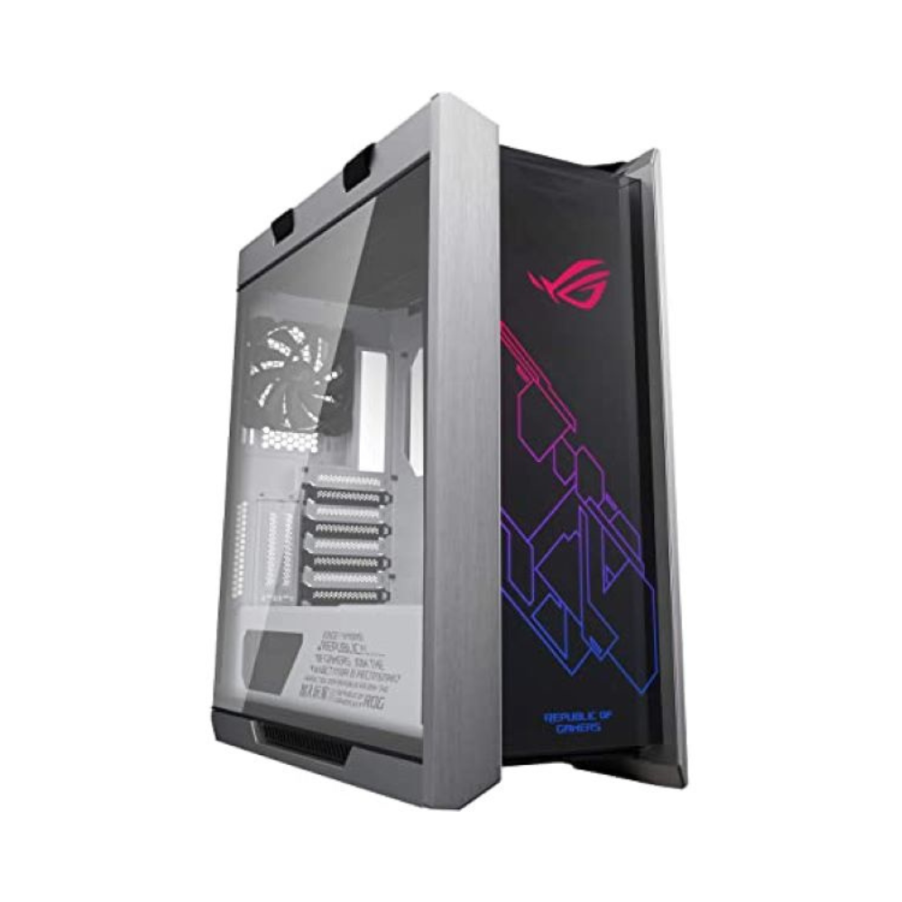 Gabinete ASUS GX601 ROG Strix Helios Blanco E-ATX/ATX con RGB y Aura Sync
