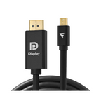 Cable Game Factor Mini DisplayPort a DisplayPort 4K 2M Chapa de Oro 24K (MDTD400)