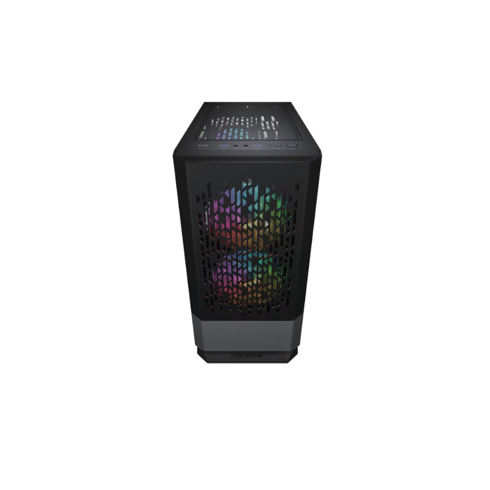 Gabinete Cougar MG140 Air RGB Negro Cristal Templado 3 Ventiladores 120mm ARGB Mini Torre Mini ITX / Micro ATX