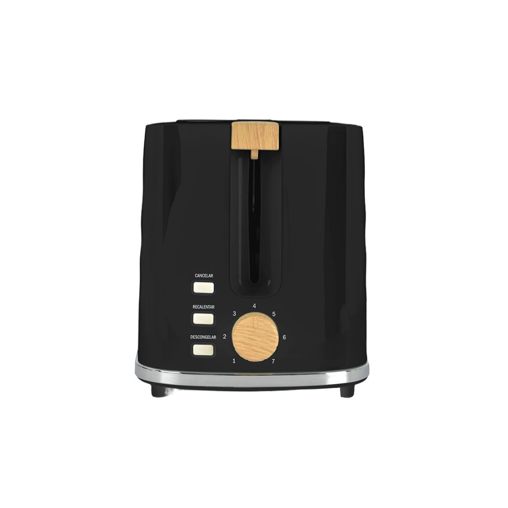 Tostador Mirati 800W 7 Niveles de Tostado Negro
