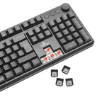 Teclado Gamer Yeyian YTM-28207R Asward S3000 Mecánico Switch Rojo RGB