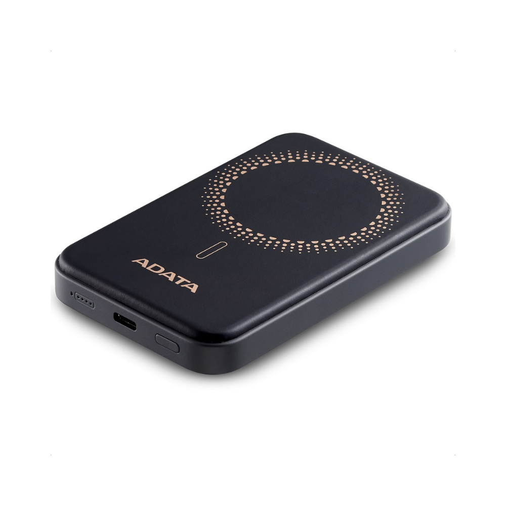 Cargador ADATA Power Bank 5000mAh, Negro, Magnetico (Carga Inalambrica), R050 PR050-11BK