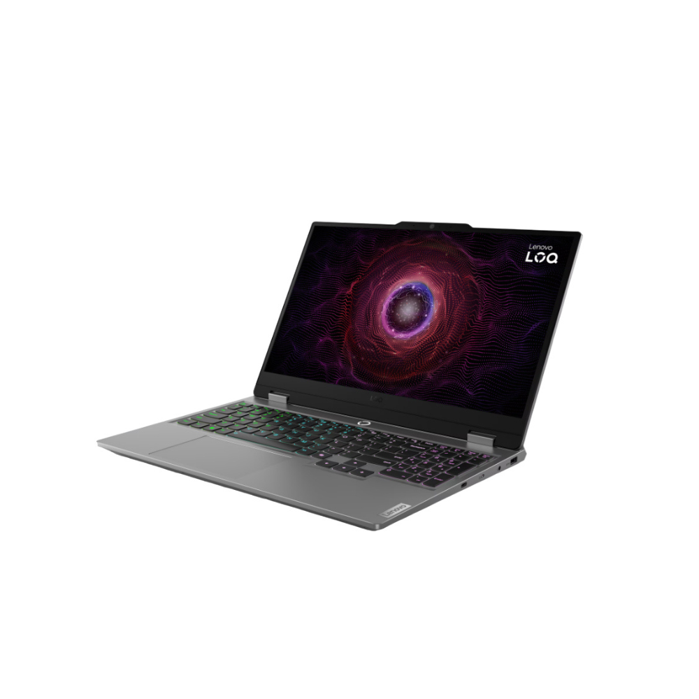 Laptop Lenovo Idea Gaming LOQ 15ARP9 Ryzen 5 7235HS 3.2GHz 8GB DDR5 512GB SSD RTX 3050 6GB 15.6" FHD 1920x1080 Luna Grey Windows 11 Home Garantía 1 Año CS