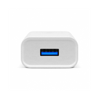 Cargador de pared Brobotix carga rapida 1x USB-A de 5Vcon cable Lighthing color Blanco