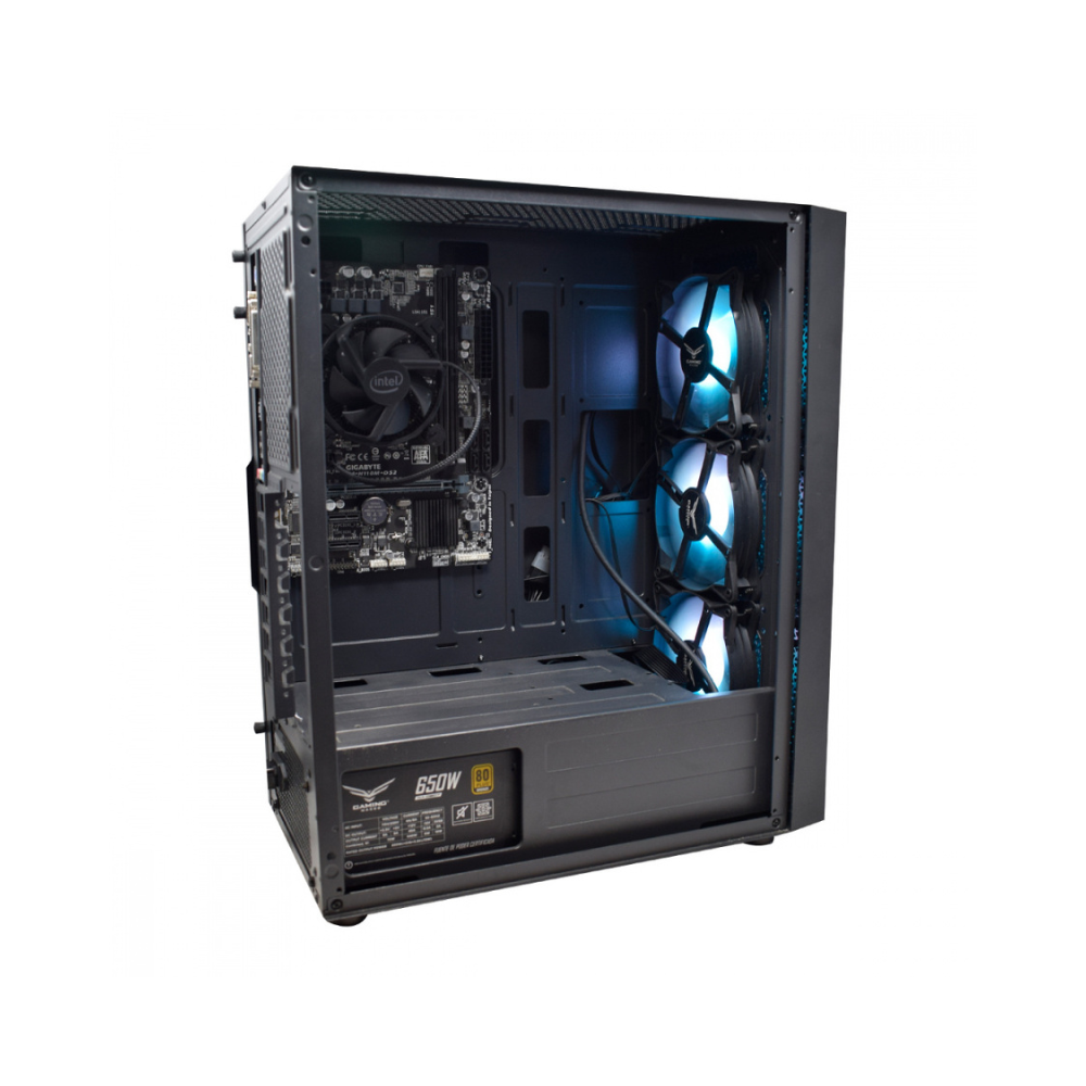 Gabinete Gamer Naceb Cypher Full ATX RGB 3 Ventiladores Negro