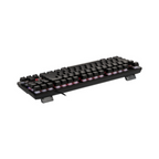 Teclado gamer Xzeal XST-300 alámbrico 87 teclas LED color negro