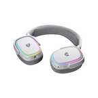 Audifonos Balam Rush Aeon HS999 Over-Ear Blanco Inalambricos USB 7.1 Canales RGB Tapas y Banda Intercambiable Microfono Flexible