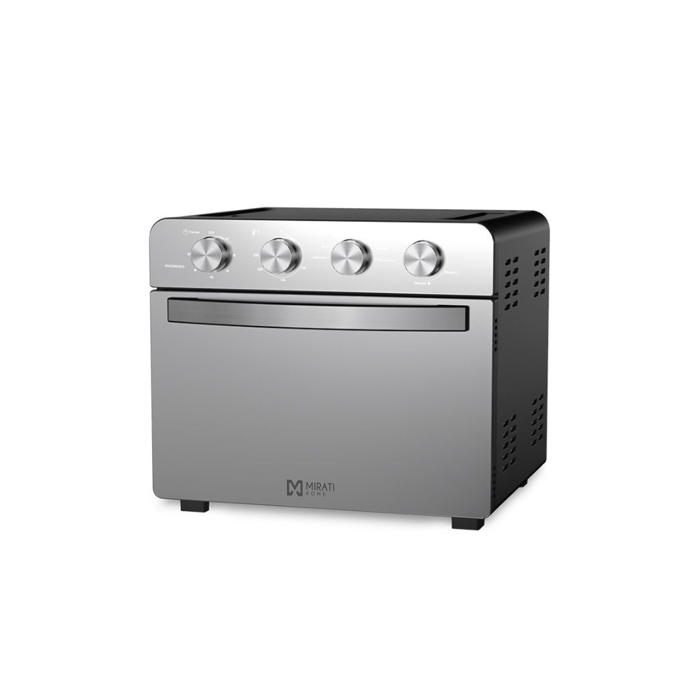 Freidora de Aire con Horno Mirati Home 25L, 10 Funciones, 1600W, Acero Inoxidable