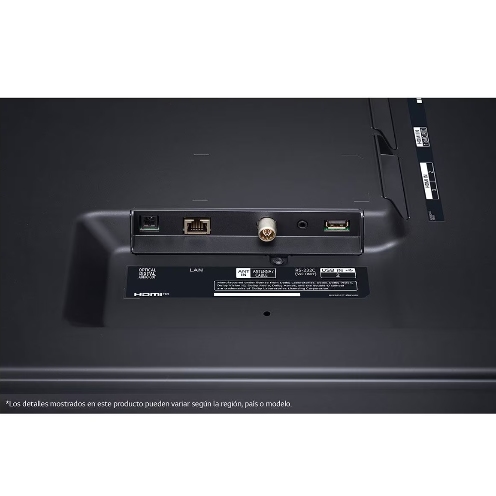 Televisión LED LG 86" Smart TV, UHD 3840 x 2160P, webOS, Active HDR, HDR10, 3 HDMI, 1 USB, Bluetooth 5.0, Compatible con Google Assistant, Alexa y AirPlay 2