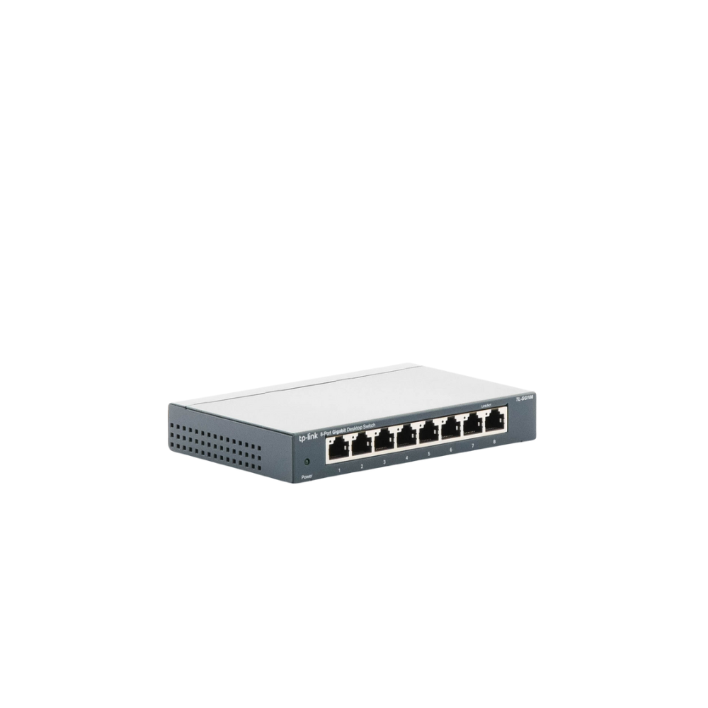 Switch Gigabit No Administrable 8 Puertos 10/100/1000Mbps